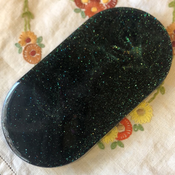 Handmade resin glitter branches tray - Picture 7 of 7